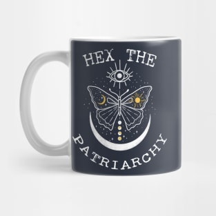 Hex The Patriarchy Femіnist Witch Funny Magical Mystical Magic moon Mug